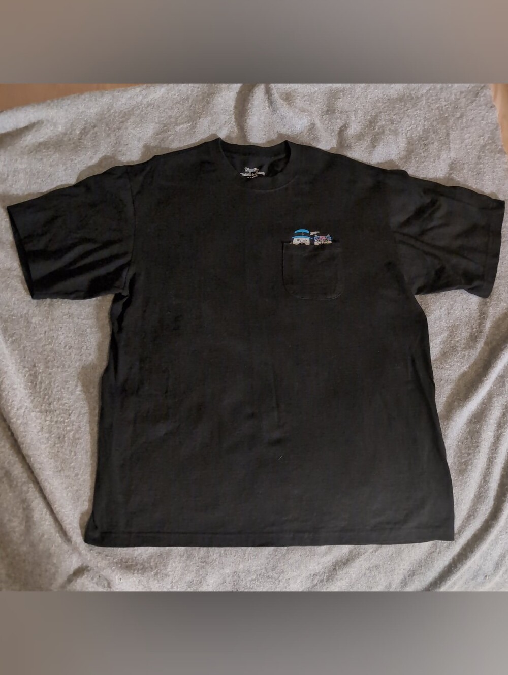 Ripndip x Cheech & Chong Pocket Tee Size XL Dave's Not Here EUC Pocket Surprise